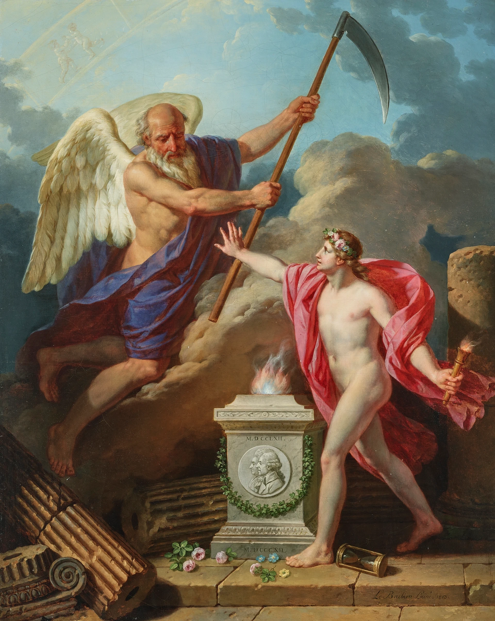 Jean Le Barbier - Allegoria dell'occasione del 50° anniversario di matrimonio, 1813